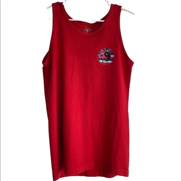 T&c Surf Hawaii Designs Hawaiian Flag Men S Small Tank Top - Picture 4 of 5